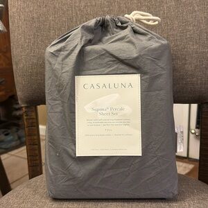 Casaluna supine percale sheet set full